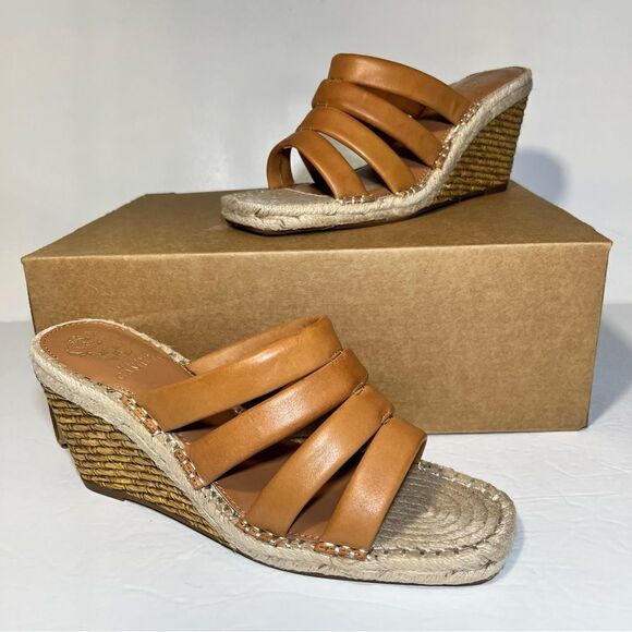 Vince Camuto Leather Wedges - Molisana - Picture 1 of 7